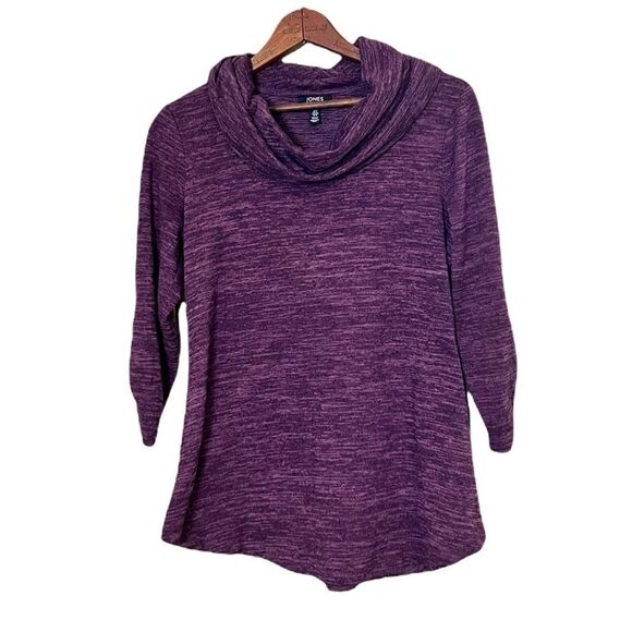 Jones New York Signature Cowl Neck Top - Picture 1 of 6